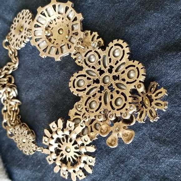 J. Crew Garden Bloom Bib Statement Necklace - Picture 6 of 7